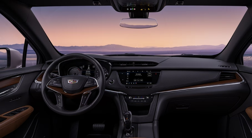 Interior of a 2026 Cadillac XT5 for sale near Faribault